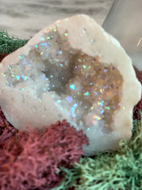 Angel Aura Quartz Geode - Main Image