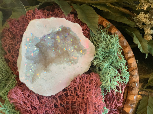Angel Aura Quartz Geode