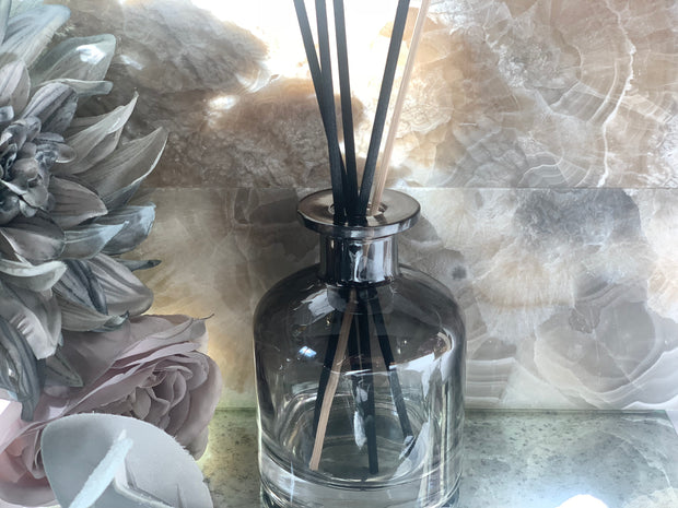 Smoked Black Ombre Glass Diffuser with Essential Oil