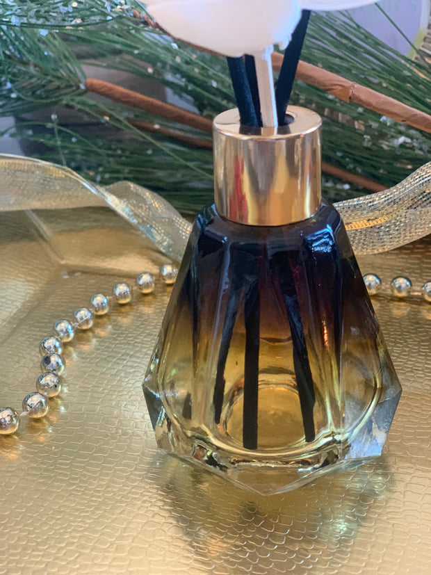 Amber Ombre Essential Oil Glass Diffuser