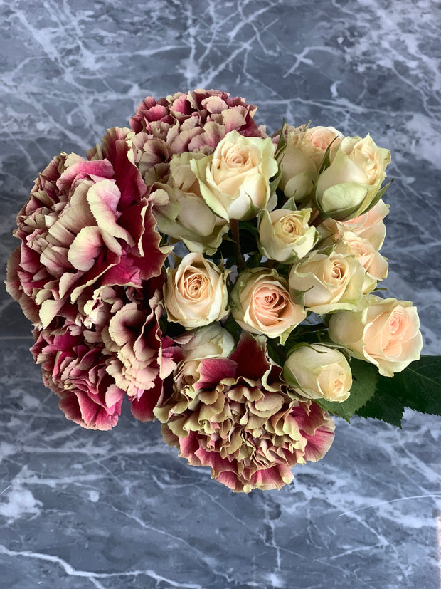 Pretty in Pink Glass Vase